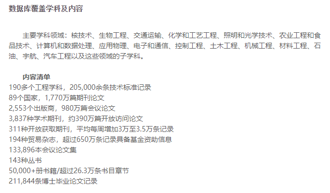 EI/SCI/CPCI数据库是不是全文收录?